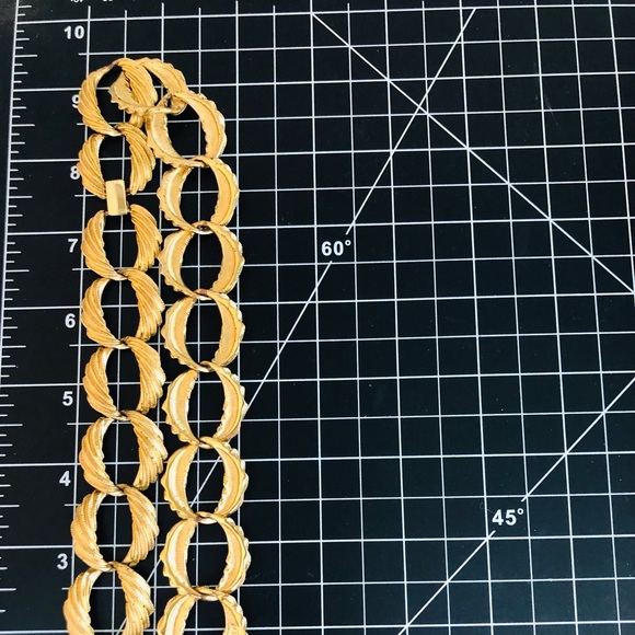 Vintage Napier Chain Link Necklace & Earrings - Picture 4 of 14